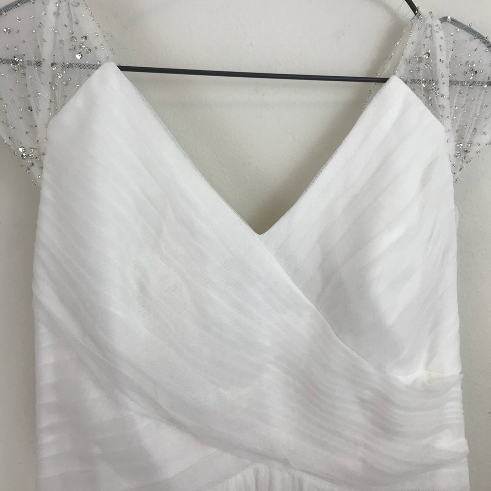 NWT Wedding Dress JJ’s House Asymmetrical